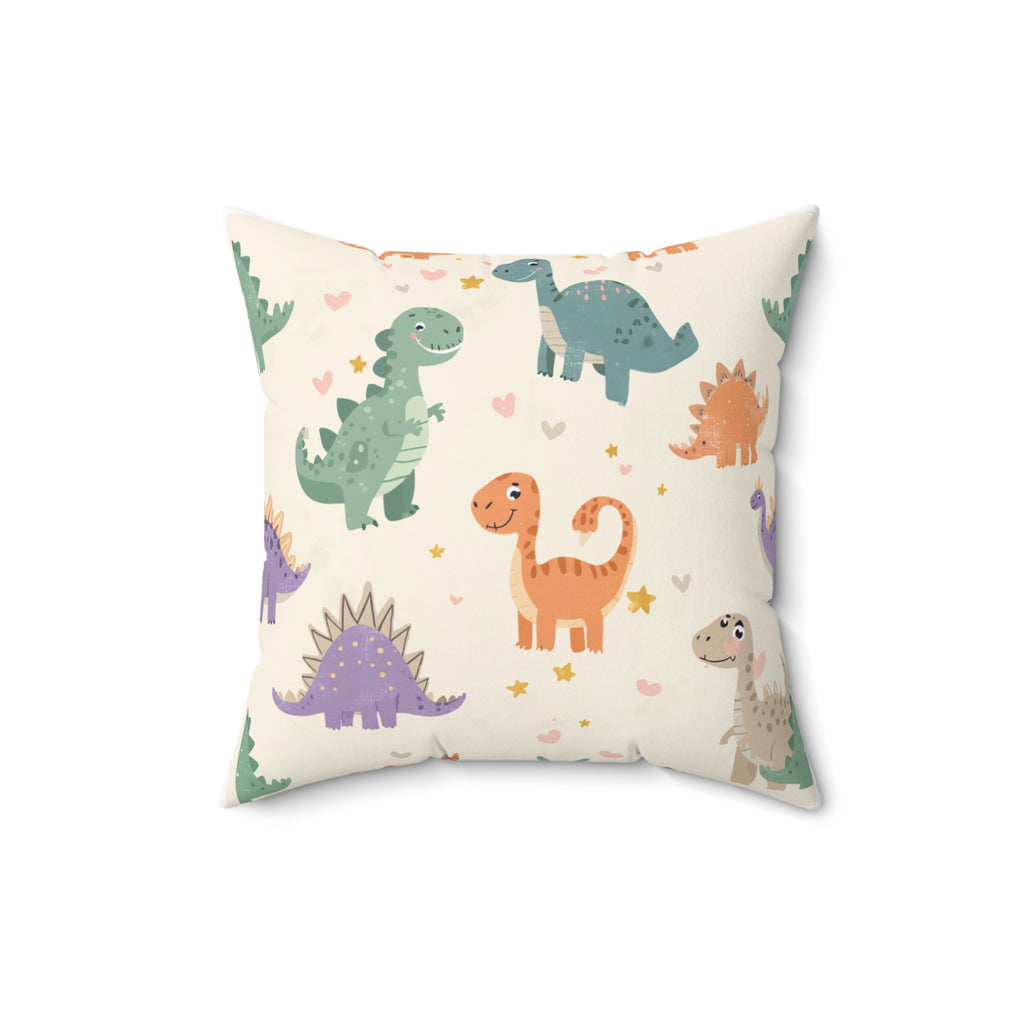 Little Explorer Dinosaur Pearly Petal Pillow
