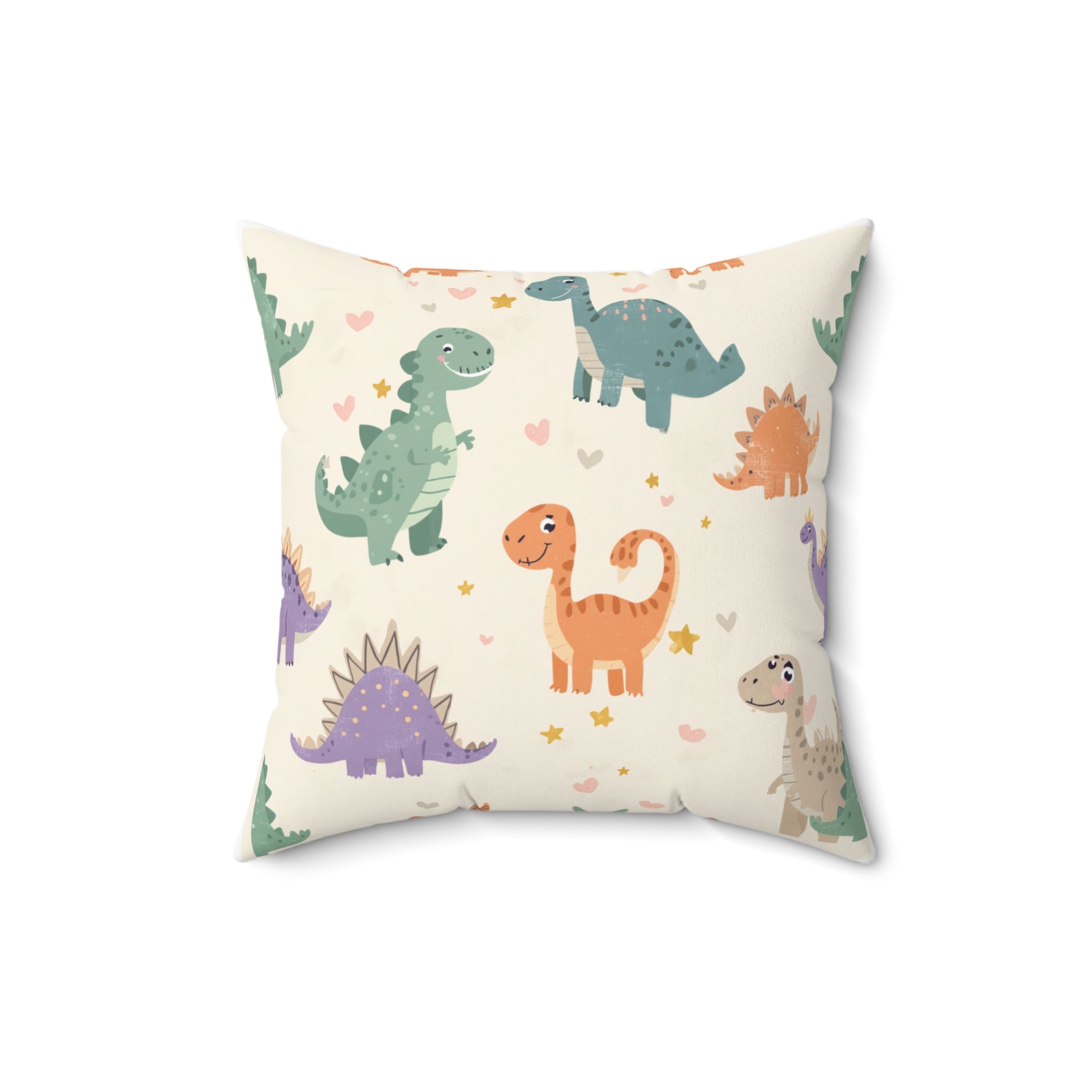 Little Explorer Dinosaur Pearly Petal Pillow