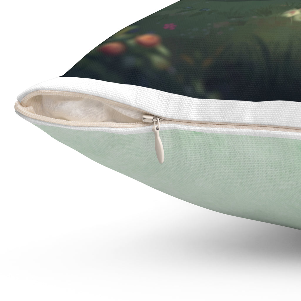 Deerly Cute, Pearly Petal Pillow
