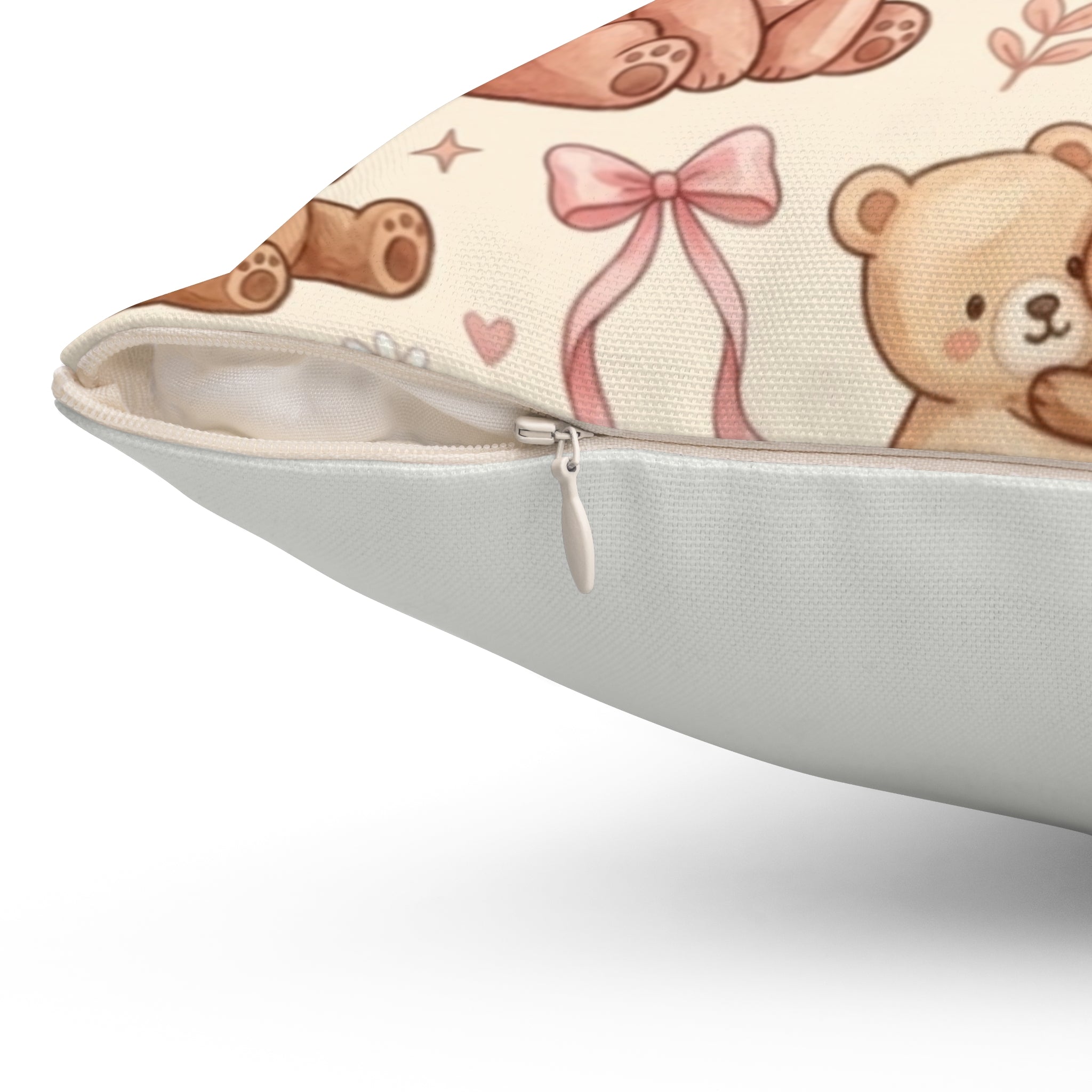 Bearly Cute.  Pearly Petals Pillow