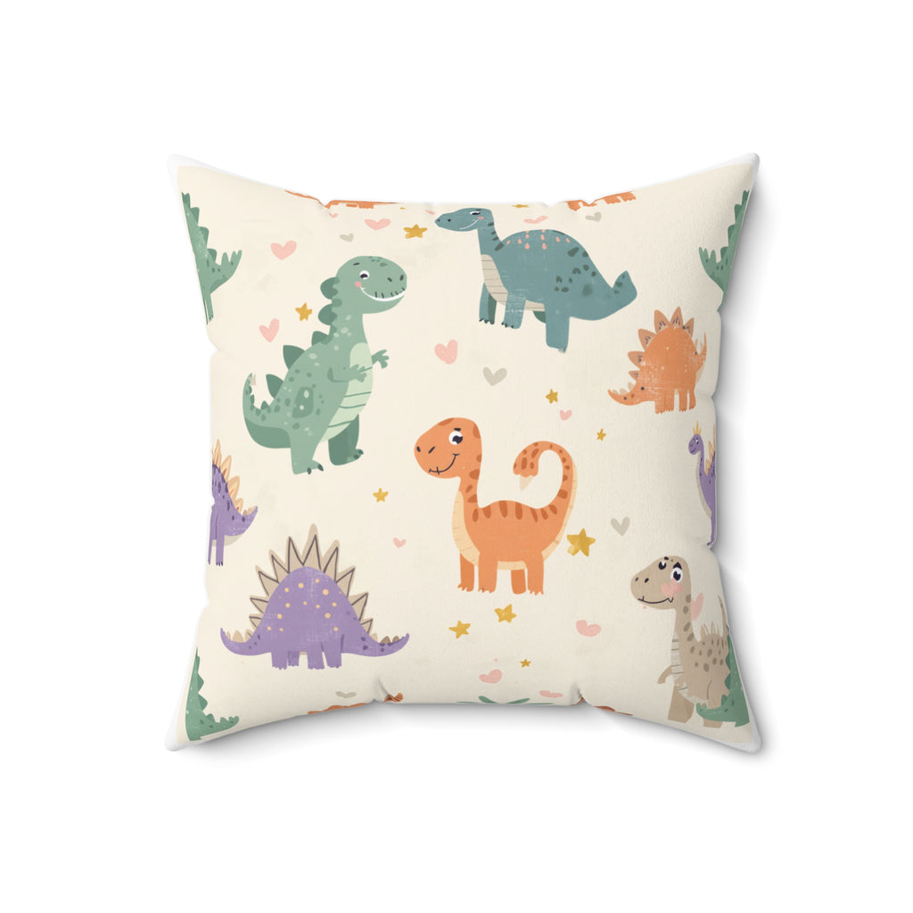 Little Explorer Dinosaur Pearly Petal Pillow