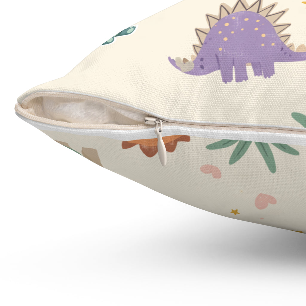 Little Explorer Dinosaur Pearly Petal Pillow