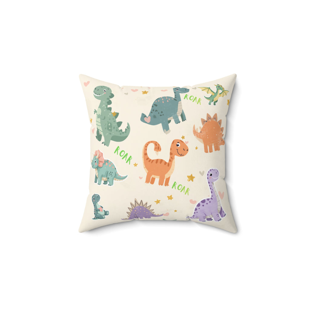Little Explorer Dinosaur Pearly Petal Pillow