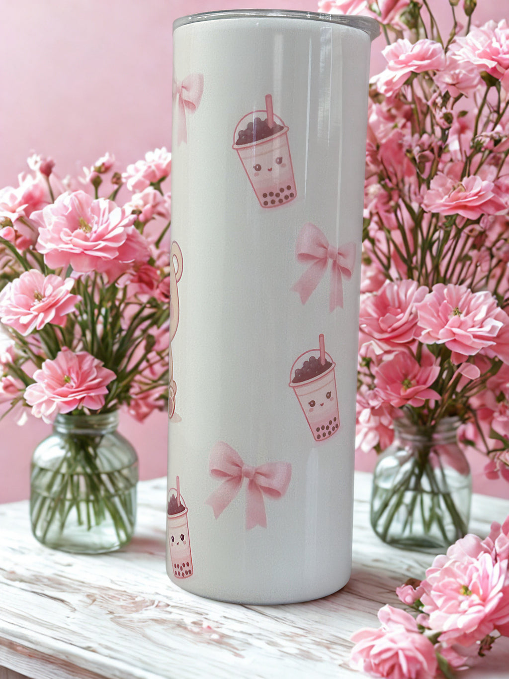 Bow-tiful Boba Bear Tumbler