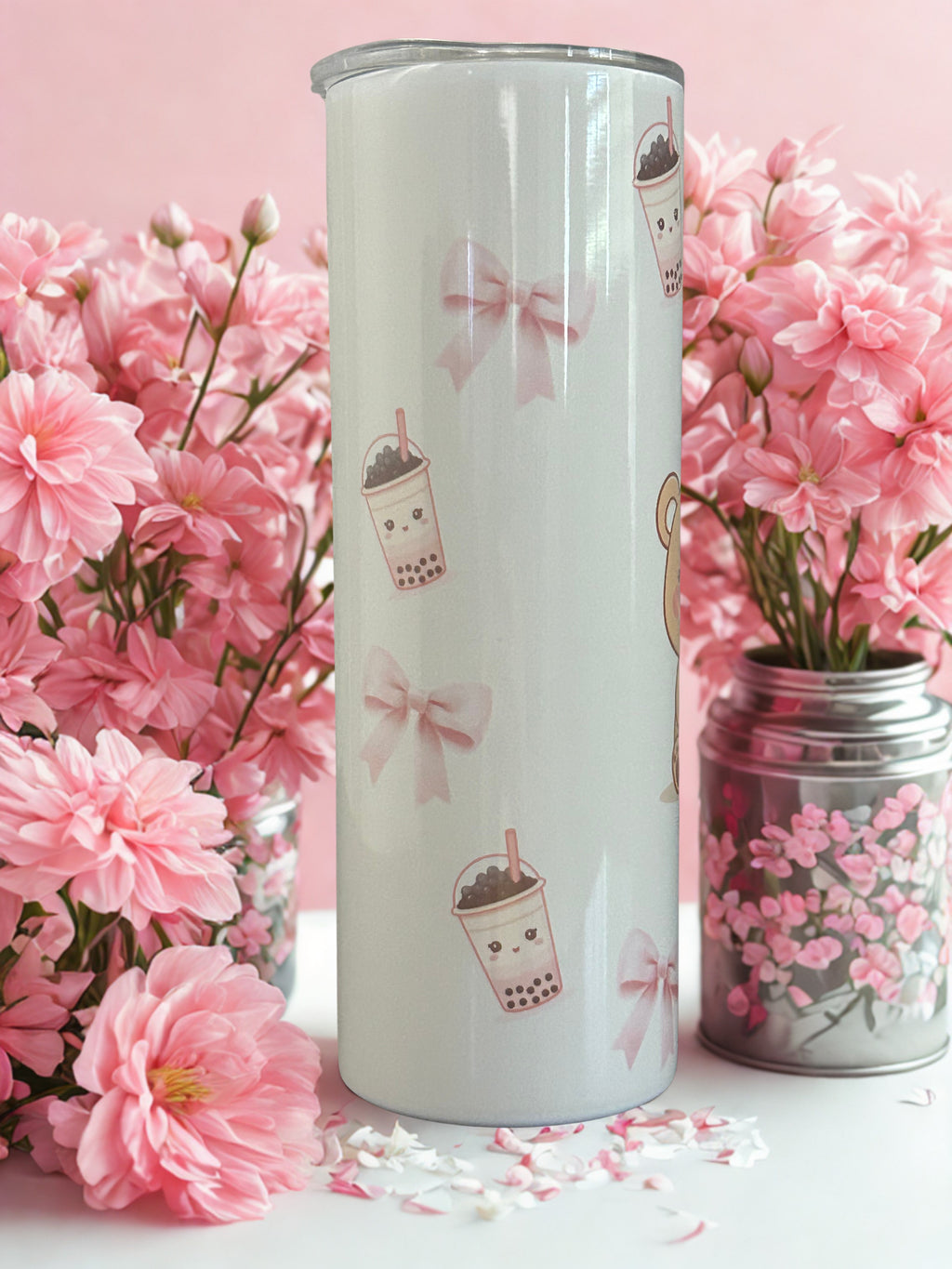 Bow-tiful Boba Bear Tumbler