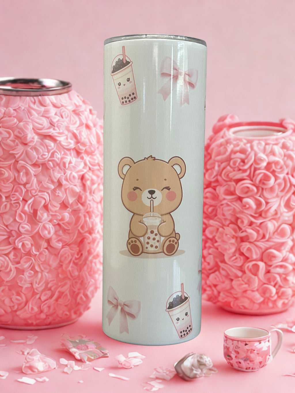 Bow-tiful Boba Bear Tumbler