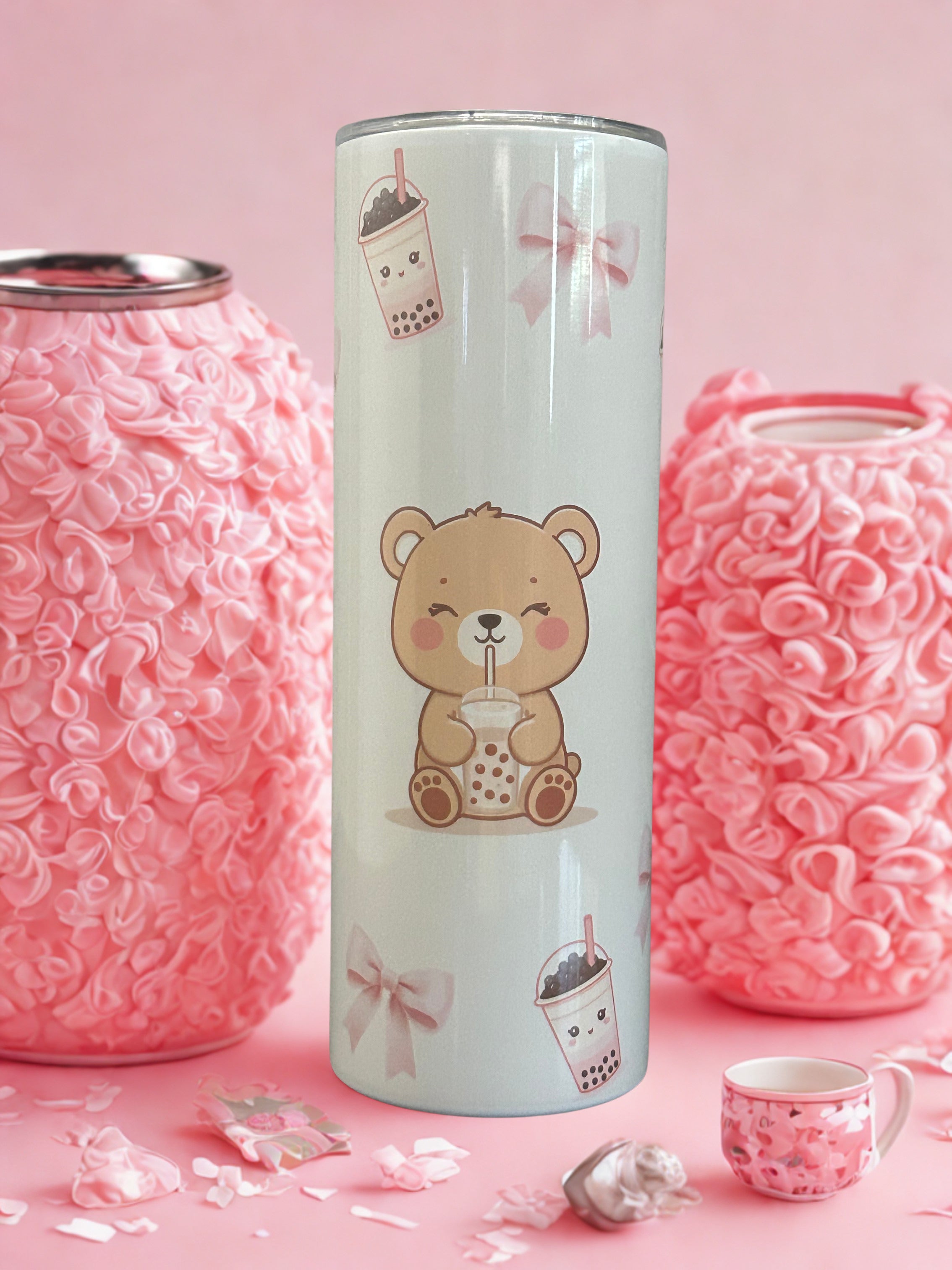 Bow-tiful Boba Bear Tumbler