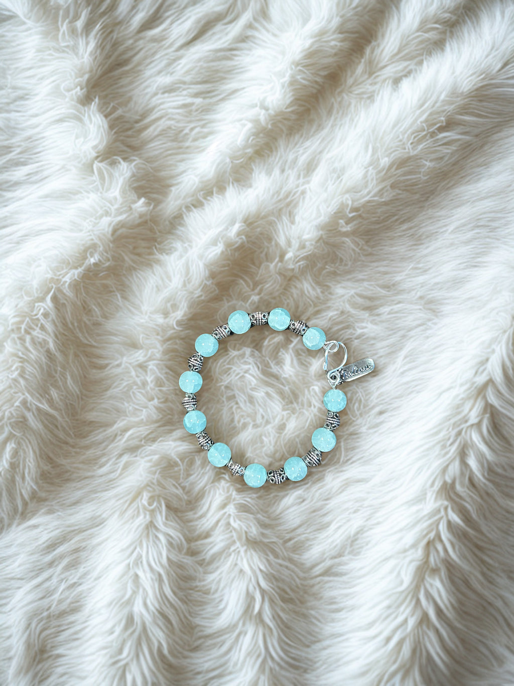 Pearly Blue Bracelet