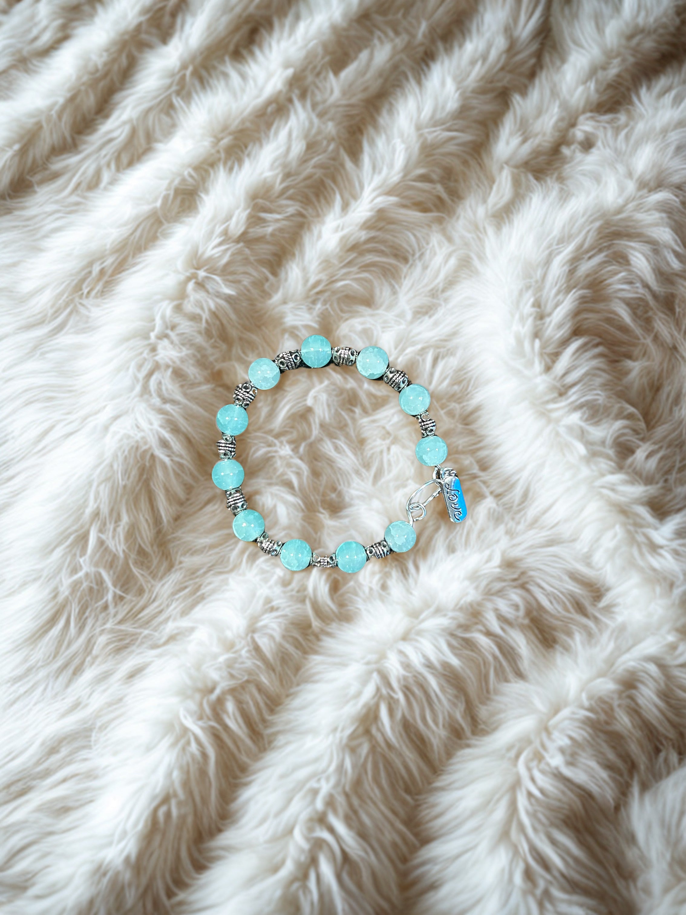 Pearly Blue Bracelet
