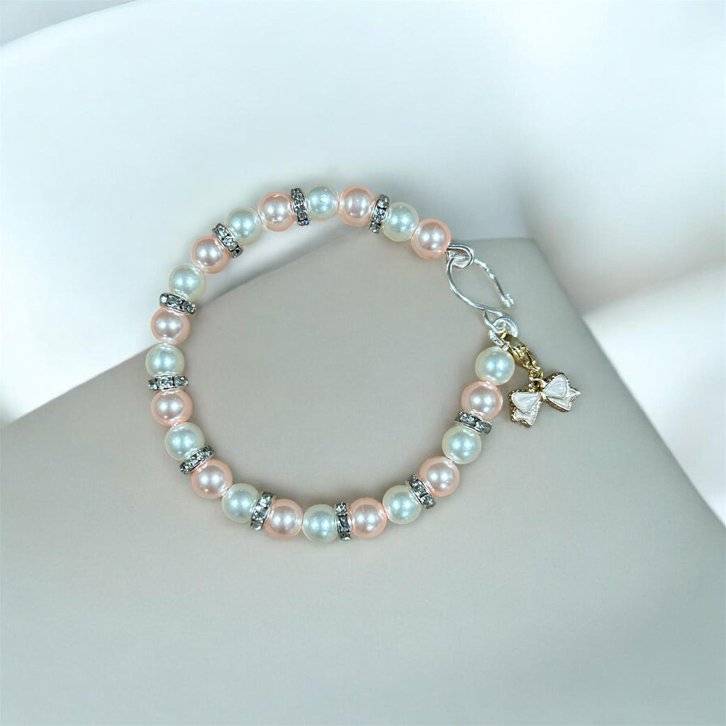 Pink Rosette bracelet