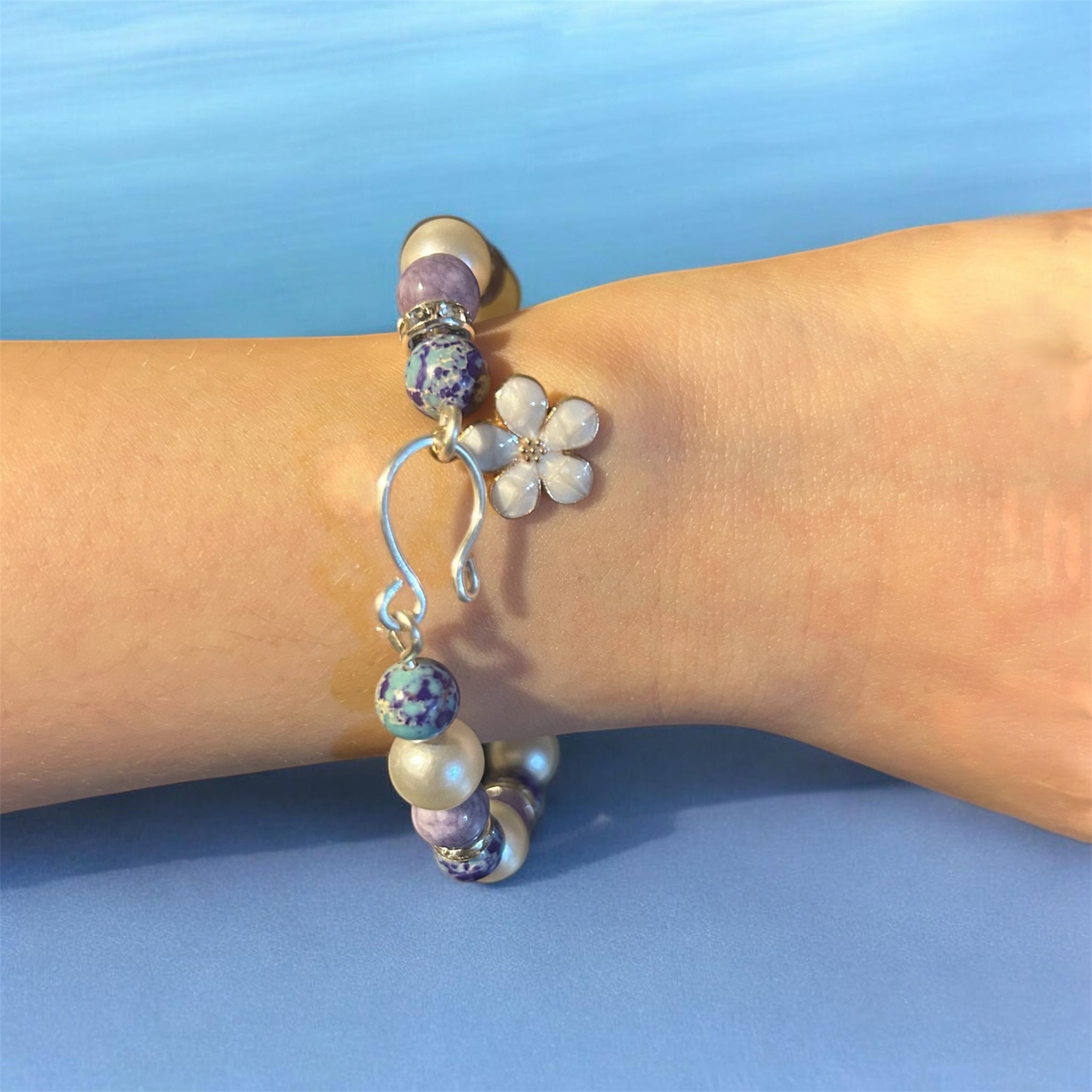Purple Chalcedony Bracelet