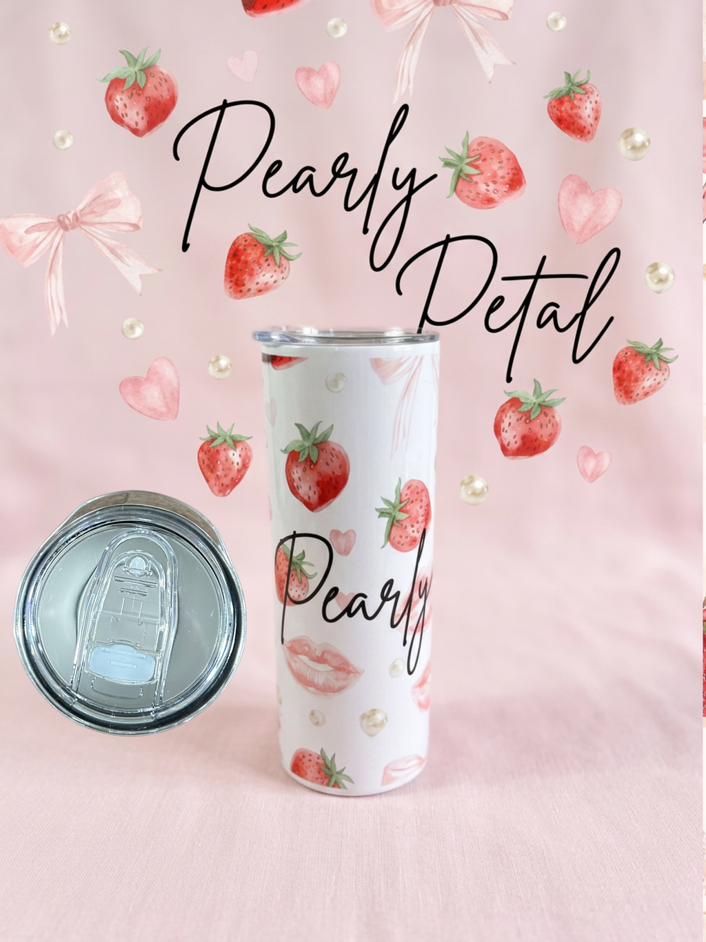 Pearly petals Sweetheart Tumbler