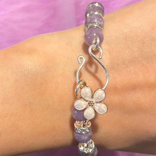 Lavender Chalcedony Bracelet