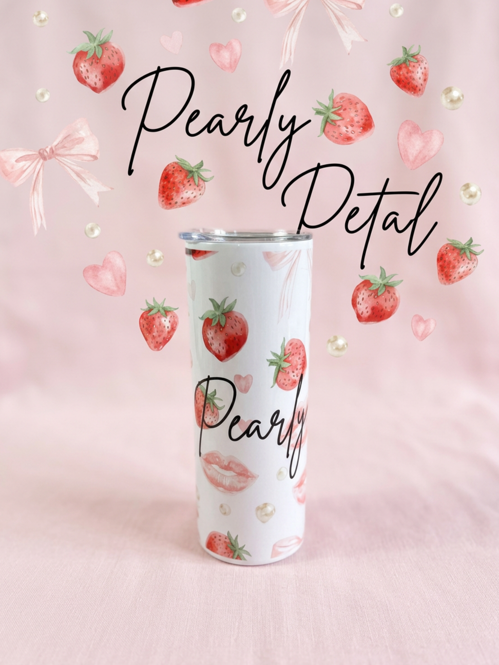 Pearly petals Sweetheart Tumbler
