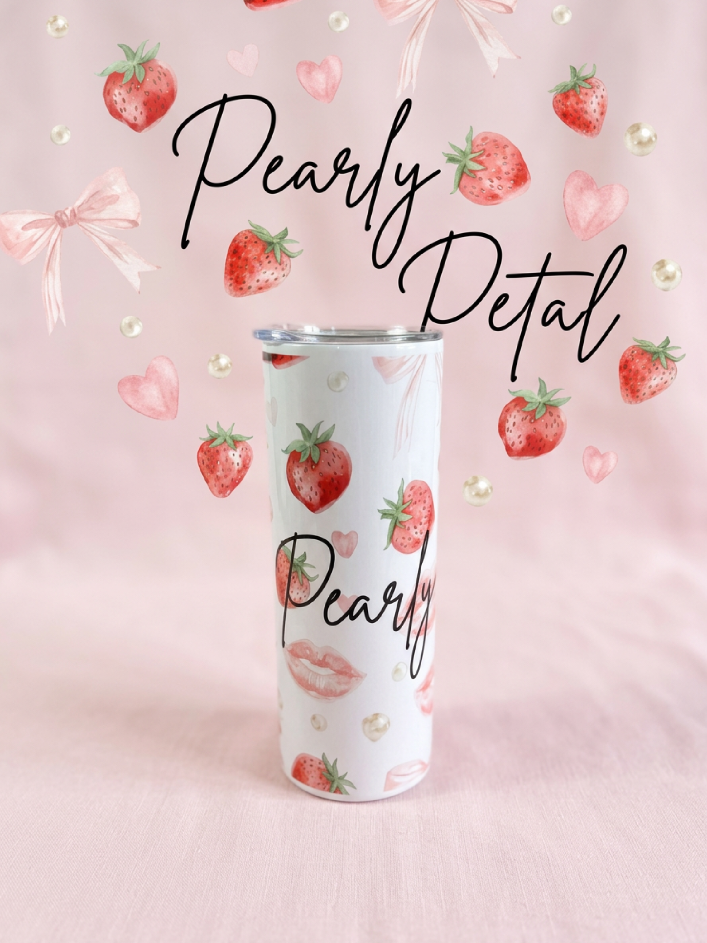 Pearly petals Sweetheart Tumbler
