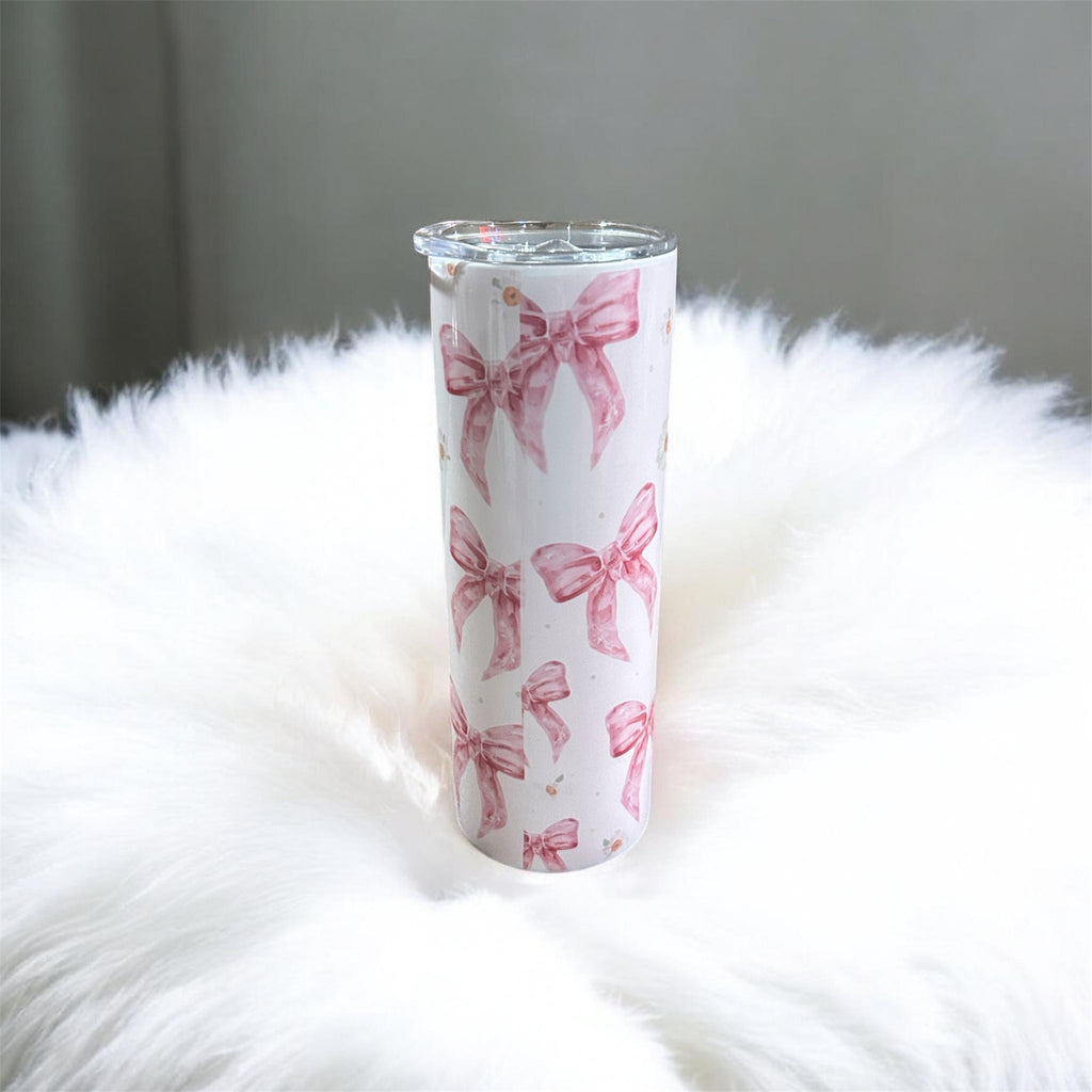 Oopsie Daisy Bow, Pearly Petals Tumbler
