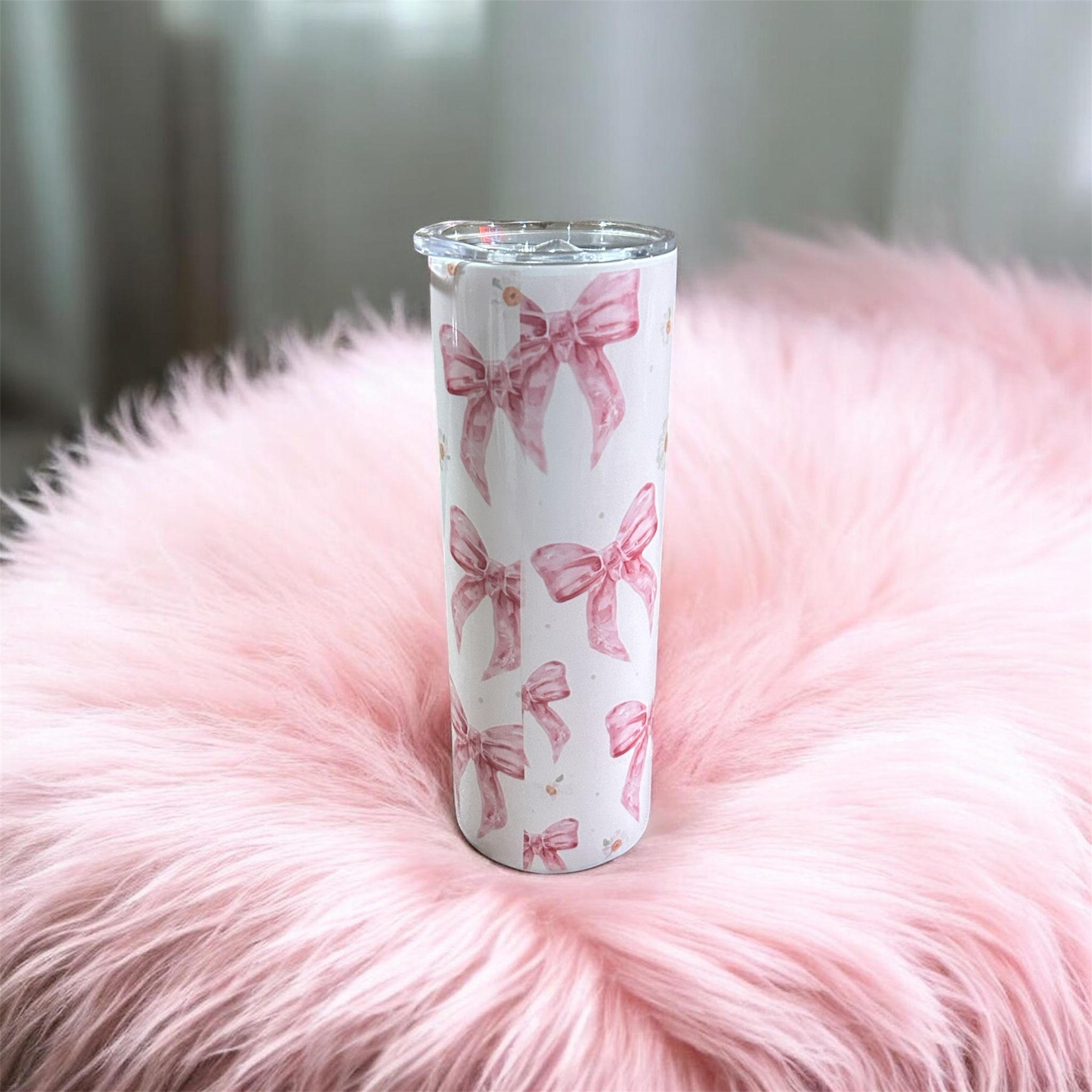 Oopsie Daisy Bow, Pearly Petals Tumbler